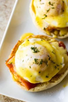 Salmon Eggs Benedict - 25 Amazing Salmon Breakfast Recipes