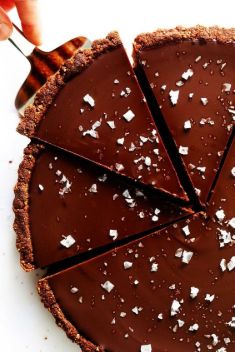 Salted Dark Chocolate Tart - 30 “Crave-Worthy” Tarts