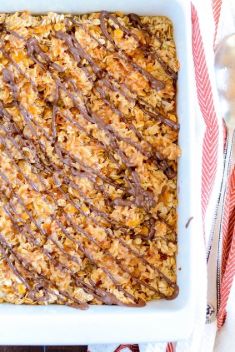 Samoas Baked Oatmeal - 30 “Must-Save” Recipes For Baked Oatmeal