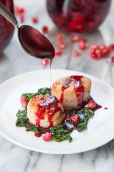 Seared Scallops with Pomegranate Glaze - Here Are What To Make with Pomegranate!