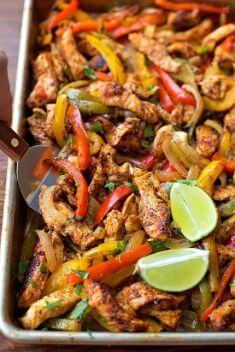 Sheet Pan Chicken Fajitas 1 - 30 Incredibly Good Sheet Pan Chicken Dinner