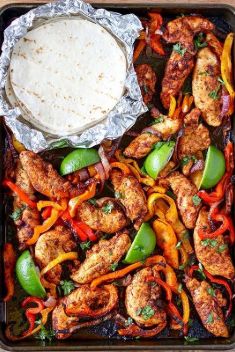 Sheet Pan Chicken Fajitas - 30 Crave-Worthy Mexican Dinners