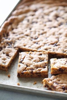 Sheet Pan Chocolate Chip Cookie Bars - 30 Easy Yet Delicious Sheet Cakes