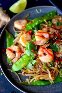 Shrimp Noodle Stir Fry - 25 Savory Recipes For Shrimp Stir Fry
