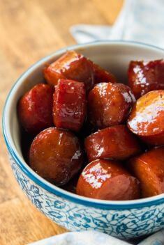 Slow Cooker Brown Sugar Kielbasa Bites - 30 Kielbasa Recipes You Should Get On Hand