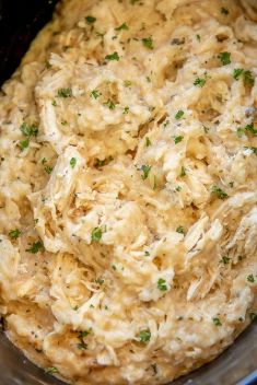 Slow Cooker Parmesan Chicken and Rice - 30 Easy Yet Incredibly Good Dinners