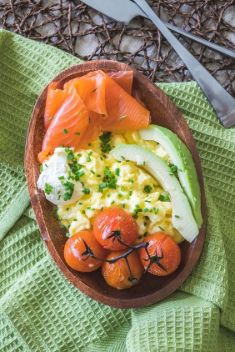 Smoked Salmon Breakfast Bowl - 25 Amazing Salmon Breakfast Recipes