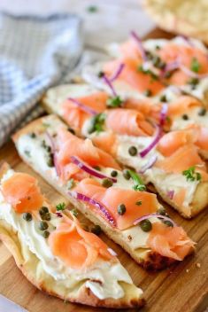 Smoked Salmon Pizza - 25 Amazing Salmon Breakfast Recipes