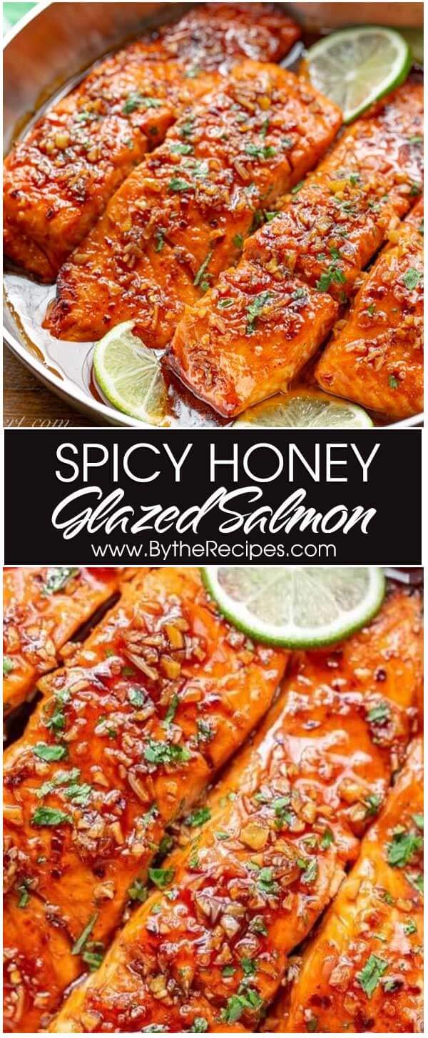 Spicy Honey Glazed Salmon