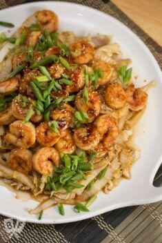 Spicy Shrimp and Napa Cabbage Stir Fry - 25 Savory Recipes For Shrimp Stir Fry