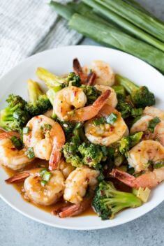 Spicy Szechuan Shrimp and Broccoli - 25 Savory Recipes For Shrimp Stir Fry
