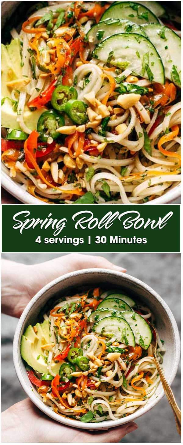 Spring Roll Bowl