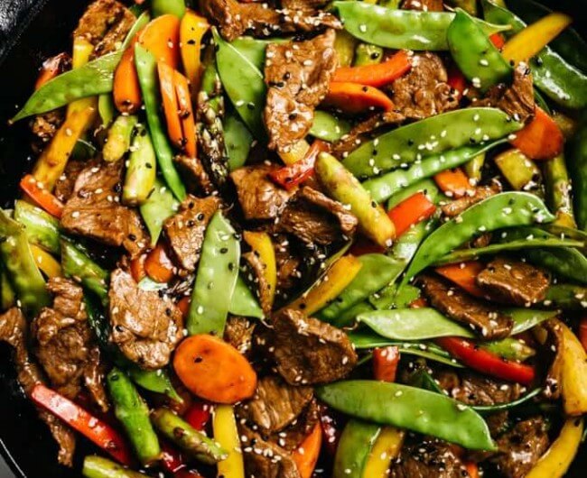 Steak Stir Fry with Extra Vegetables