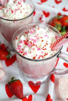 Strawberries Cream Hot Chocolate - 20 “Taste-Teasing” White Hot Chocolate Cups