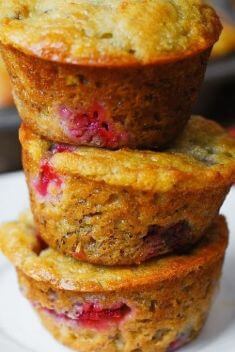 Strawberry Banana Bread Muffins - 25 Easy And Healthy Strawberry Banana Recipes