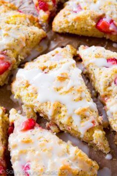 Strawberry Lemon Poppy Seed Scones - 30 Healthy And Delicious Breakfast Scones
