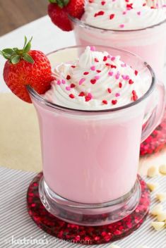 Strawberry White Hot Chocolate - 20 “Taste-Teasing” White Hot Chocolate Cups