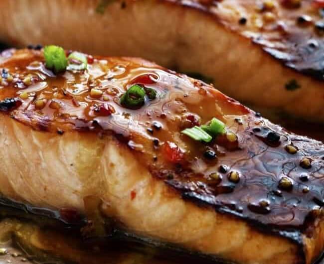 Sweet Chili Garlic Glazed Salmon