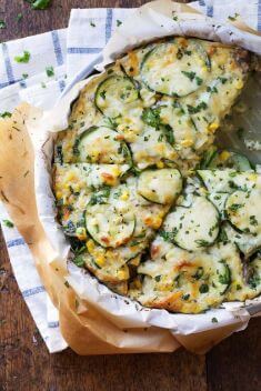 Sweet Corn And Zucchini Pie - Here Are 30 Best Dishes Made with Zucchini