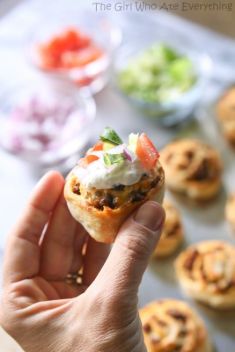 Taco Pizza Rolls - 20 "Irresistible" Mexican Appetizers