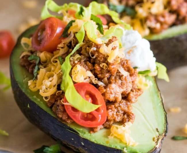 Taco Stuffed Avocado