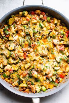 Tex Mex Chicken and Zucchini - Here Are 30 Best Dishes Made with Zucchini