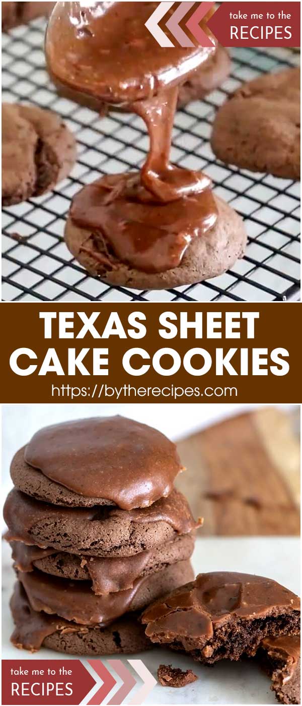 Texas Sheet Cake Cookies - Texas Sheet Cake Cookies