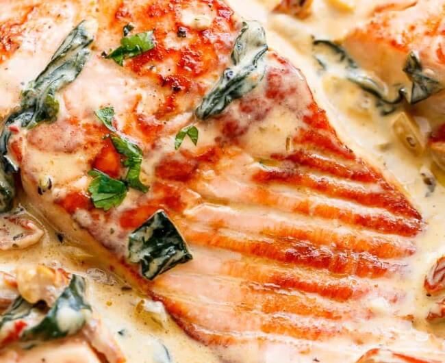 Tuscan Butter Salmon
