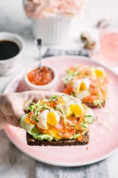 Ultimate Smoked Salmon and Avocado Breakfast Toast - 25 Amazing Salmon Breakfast Recipes
