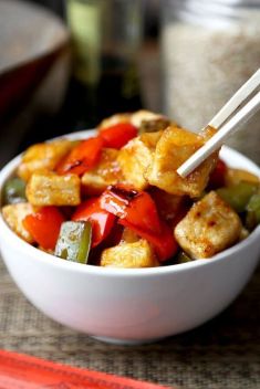Vegan Sweet and Sour Tofu - 30 Sweet and Sour Dishes To Blow Up Your Taste Buds