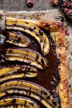 Warm Chocolate Banana Galette - 30 “Crave-Worthy” Fruit Galettes