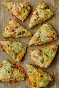 Zucchini Bacon Cheddar Scones - 30 Healthy And Delicious Breakfast Scones