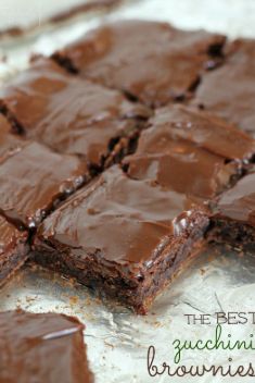 Zucchini Brownies - Here Are 30 Best Dishes Made with Zucchini