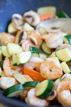 Zucchini and Shrimp Stir Fry - 25 Savory Recipes For Shrimp Stir Fry