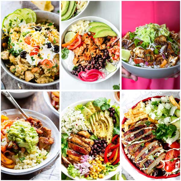 20 Savory Chicken Burrito Bowls For Dinner 2 - 20 Savory Chicken Burrito Bowls For Dinner