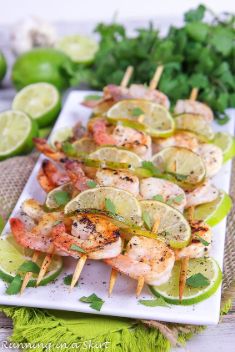 5 Ingredient Honey Lime Shrimp Skewers - 30 Ridiculously Good Recipes For Shrimp Skewers
