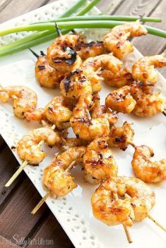 Asian Marinated Grilled Shrimp Skewers - 30 Ridiculously Good Recipes For Shrimp Skewers
