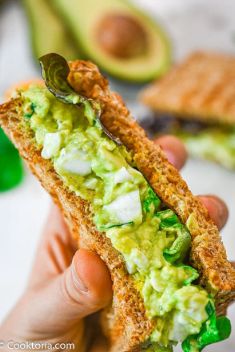 Avocado Egg Salad - 30 Delicious Homemade Egg Snacks On The Go