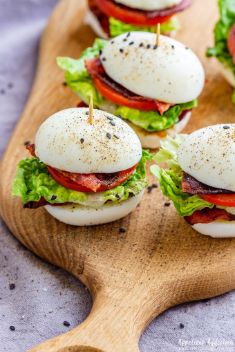 BLT Egg Sliders - 30 Delicious Homemade Egg Snacks On The Go