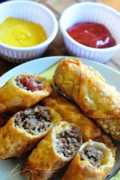 Bacon Cheeseburger Egg Rolls - 30 Flavorful Egg Rolls On The Go