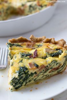 Bacon Spinach Quiche - 30 Best Recipes For Quiche For A Crowd