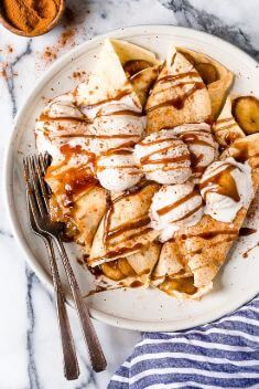Banana Foster Crepes - 30 Delicious Crepes That Will Make Your Day