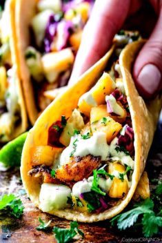 Blackened Tilapia Fish Tacos - 30 Best Fish Tacos That Will Change Your Mind Of Fish