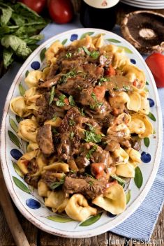 Braised Beef and Tortelloni - 30 Best Recipes For Braised Beef For Dinner