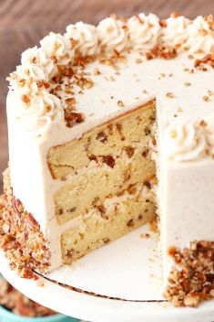 Browned Butter Pecan Layer Cake - Here Are 30 Best Things To Make with Pecans