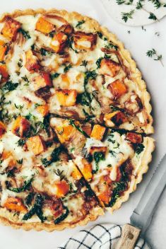 Butternut Squash Onion and Cheese Quiche - 30 Best Recipes For Quiche For A Crowd