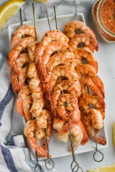 Cajun Shrimp Skewers - 30 Ridiculously Good Recipes For Shrimp Skewers