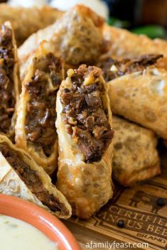 Cheesesteak Egg Rolls - 30 Flavorful Egg Rolls On The Go
