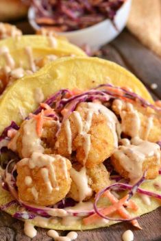 Chipotle Chili Crispy Shrimp Tacos - 30 Crazy Good Shrimp Tacos On The Go