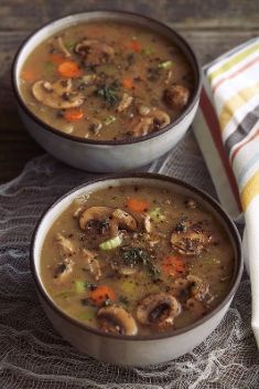Comforting Gluten free Mushroom Soup - 30 Super Healthy and Delicious Mushroom Soups